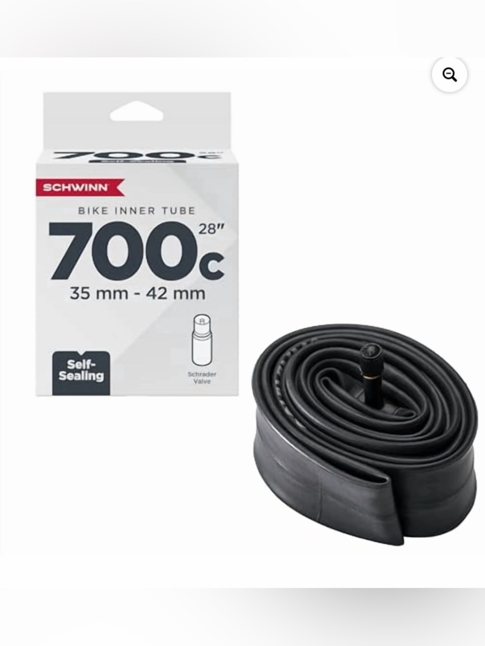 Schwinn 700c Bike Inner Tube 28” Self-Sealing 35-42mm Schrader Valve New In Box